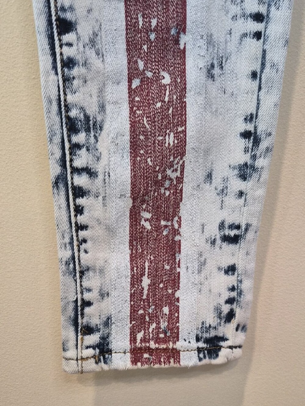 Machine British Flag Ripped Jeans - Picture 10 of 16